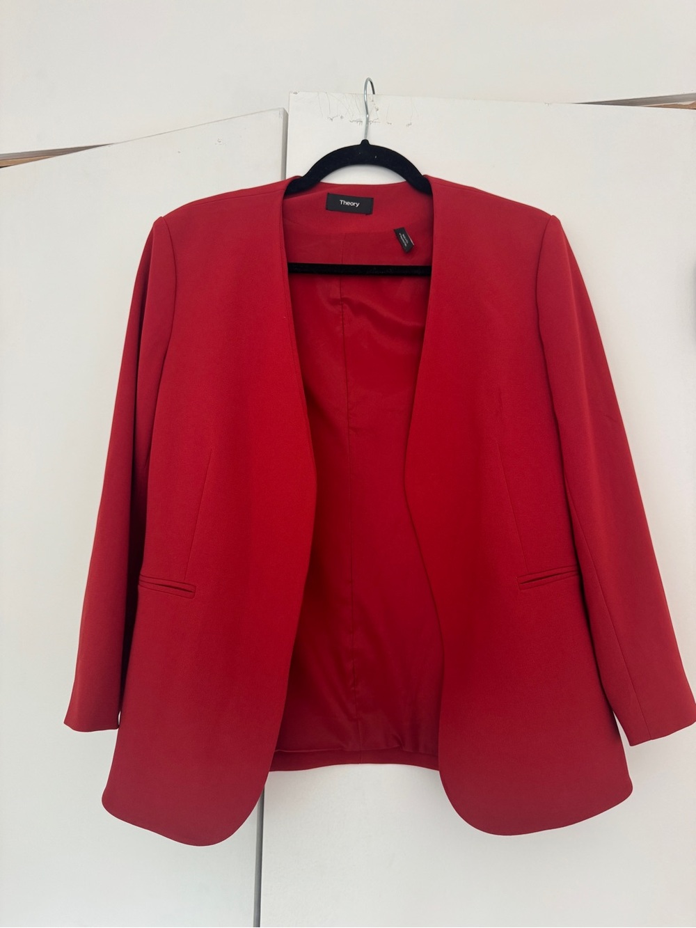Theory Red Women's Blazer
